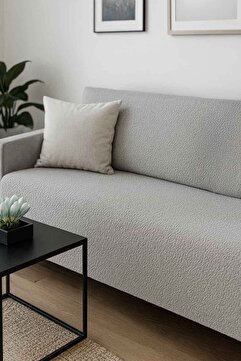 Decomia Home Daisy Kabartmalı Yumuşak Koltuk Örtüsü Çok Amaçlı Koltuk Şalı Kaymaz Süngerli (165x205 cm)