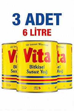 vita Bitkisel Katı Susuz Margarin Yağ 2x3 6 Lt