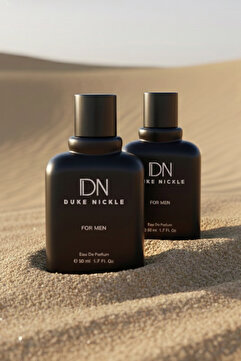 Duke Nickle 2'li Erkek Parfüm Seti - Ferah Kalıcı Vanilya Aromalı Ve Etkileyici Koku 50 ml