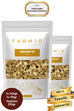 FARMİO Premium Dut Kurusu – 210gr – Doğal Kurutulmuş