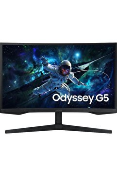 Samsung 27" Odyssey G5 G55C LS27CG552EUXUF 1ms 165Hz (Hdmı+Dp) Qhd Curved Gaming Monitör