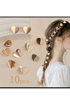 EMKSHOP 10'LU SAÇ KÜPESİ SAÇ HALKASI SAÇ SÜSLEME BONCUKLARI
