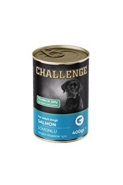 Challenge Somonlu Yetişkin Konserve Köpek Maması 1 Adet-400 Gr