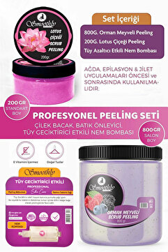 Smoothly 1000 G. Vücut Peelingi Epilasyon Önce Ve Sonrası Batık Peelingi Nem Bombası Takviyeli