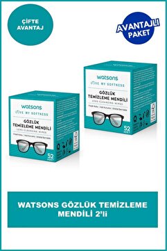 Watsons Gözlük Temizleme Mendili *2 Adet