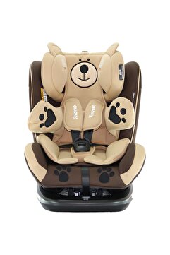Yoyko Bear 360 Derece Dönebilir Yatabilir 0-36 Kg Isofixli Oto Koltuğu Kahverengi Kahverengi