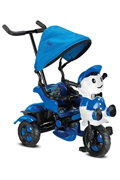 Babyhope 125 YUPİ ÜÇ TEKER TENTELİ İTMELİ BİSİKLET(MAVİ)