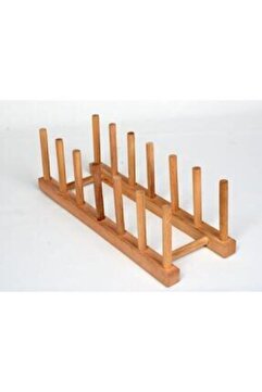 Genel Markalar Ahşap 6'lı Tabaklık-28 cm