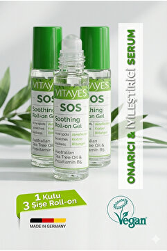 VITAYES Sos Serum Siyah Nokta Akne Sinek Isırması Cilt Problemi Onarıcı Çay Ağacı Yağı Cilt Serumu 30 ml