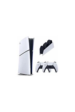 Sony Playstation 5 Slim Digital 1TB + 2. Kol Dualsense + şarj istasyonu (İthalatçı Garantili)