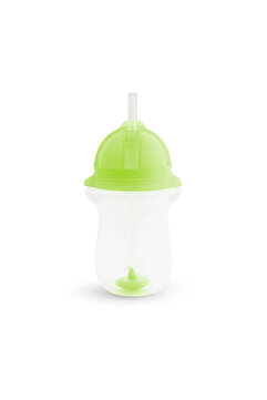 Munchkin Tıklama Kilitli Uçlu Pipetli Alıştırma Bardağı, 12ay , 296ml, Yeşil, 1 Adet