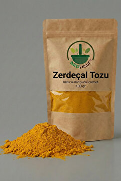 ixirciyusuf Zerdeçal Tozu (Toz Zerdeçal – Turmeric Powder – Ground Turmeric - Zerdaçal ) Doğal Öğütülmüş 100 g