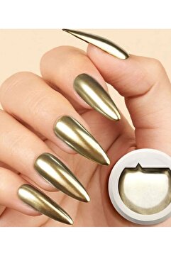 QNAİL PROFESSİONAL Gold Gel Metalik jel Paint Metalik Gri Nail Art Kalıcı Oje 5g