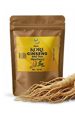 Farex Ginsengli Ekstratlı Ginsengli Ginseng 100gr Kırmızı Ginseng Panax Ginseng Tribulus Terrestris Toz