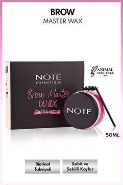 Note Cosmetics Brow Master Kaş Sabitleyici Ve Şekillendirici Wax - Renksiz