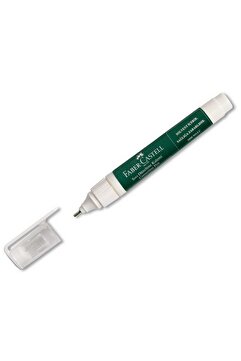 Faber Castell Sıvı Düzeltme Kalemi,Hızlı Kuruyan Formül,Klorlu Solven İçermez,Ergonomik Tasarım