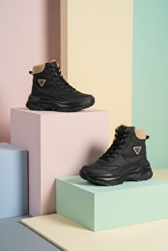 Riccon Siyah Bej Unisex Bot 0012123