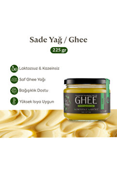 ojas kitchen Sade Yağ / Ghee 225 gr – Laktozsuz, Kazeinsiz, Gdo’ Suz – Saf Yağ / Sadeyağ