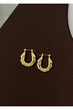 KİLİGİSTANBUL VİNTAGE ÇELİK HALKA KÜPE