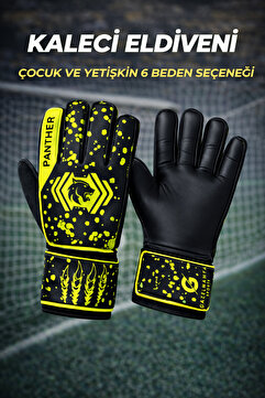 GAZELMANYA PANTHER Kaleci Eldiveni Bilek Bandajlı Kaleci Eldiveni Yetişkin Ve Çocuk Kaleci Eldiveni Futbol