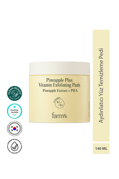 farmrx Pineapple Plus C Vitaminli Peeling Toner Pads 140 Ml Aydınlatıcı Yüz Temizleme Pedi