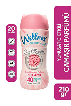 Wellnax breeze refresh GRANÜL ÇAMAŞIR PARFÜMÜ VE YUMUŞATICISI - PINK VELVET 210 gram 20 yıkama (1 adet)