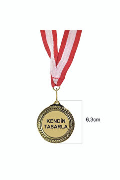 Genel Markalar Kişiye Özel Baskılı Madalya Gold