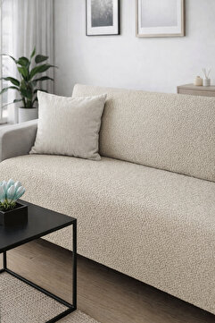 Decomia Home Daisy Kabartmalı Yumuşak Koltuk Örtüsü Çok Amaçlı Koltuk Şalı Kaymaz Süngerli (165x205 cm)