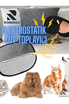 Romingo Kedi Köpek Kıyafet Koltuk Tüy,Toz,Tiftik Toplama Eldiven Yıkanabilir Tüy Temizleme