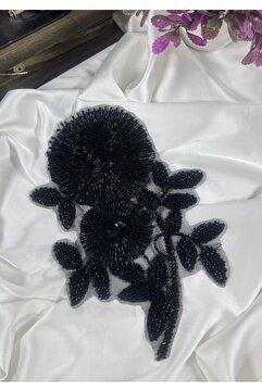 jasmina store boncuk işlemeli şık aplike motif