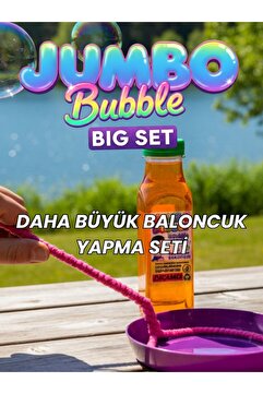 Bubble Çocuk Jumbo Bubble Big Set - Daha Büyük Baloncuk Yapma Seti