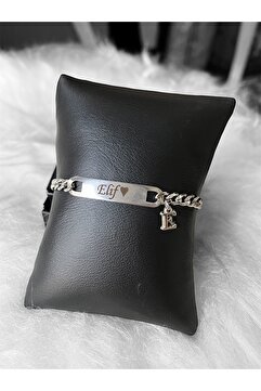 HayDün Harfli kapli çelik çift sevgili arkadaş Unisex bileklik seti