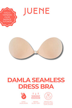 Juene Damla Seamless Dress Bra – İz Yapmayan Görünmez Destek, Elbise İçin Sütyen Bej