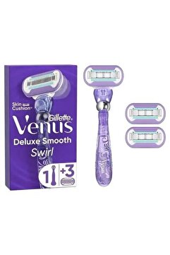 Gillette Venus Swirl Kadın Tıraş Bıçağı + 3 Yedek Başlık