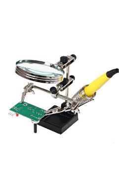 valkyrie Çok Fonksiyonlu Lehim Tamir Standı 9cm Büyüteç