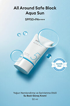 Missha Su Bazlı Güneş Koruyucu Nemlendirici Jel All Around Safe Block Aqua Sun Gel SPF 50+ PA++++