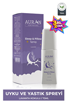AURAN Lavanta Uyku Ve Yastık Spreyi Rahatlatıcı Uyku Ve Dinlenme Spreyi Sleep And Pıllow Spray 75ml
