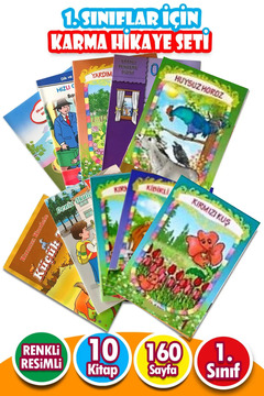 Top Yayıncılık Karma Hikaye Seti 10 Kitap kby Okul Öncesi Ve 1. Sınıf