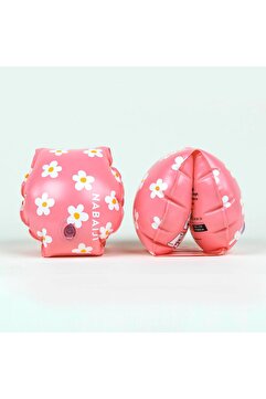 Decathlon Nabaiji Çocuk Yüzücü Kolluğu - 11 / 30 Kg - Pembe Çiçek Baskılı