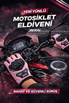 JK - PELUŞLU YARIM ELDİVEN , TAM KORUMALRI YARIM ELDİVEN (PEMBE RENK) MS003