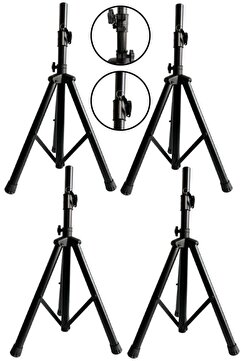 Lastvoice KB05-X4 (4'lü) Kabin Hoparlör Standı Sehpası - Hoparlör Ayağı