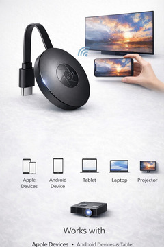 SFL Product G2 4K HDMI WiFi Dongle – Kablosuz Ekran Yansıtıcı | iOS & Android Uyumlu | DLNA / Miracast / AirPlay