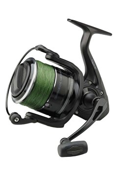 DAM Quick Darkside 4B Spod 7000S FD 3+1BB 200 m 30 lb 4x koyu yeşil örgülü misina ile