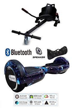 CityMate Elektrikli Kaykay Scooter Hoverboard Akıllı Dengeli + Hover Kart + Çanta Full Paket