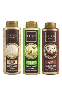 Callei Chocolate Waffle & Pancake Sosu 3’lü Set 300 Gr