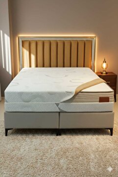 BDPHOME Premium,Yatak Pedi & şiltesi Fermuarlı Yatak Kılıfı