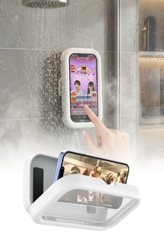 omilife Su Geçirmez Duş İçi Telefon Kabı Suya Dayanıklı Hareketli Telefon Tutucu Banyo Standı 19 cm