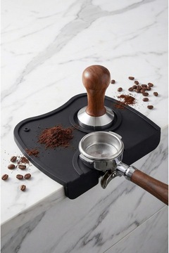 Vivien Home 58mm Aşınmaya Dayanıklı Kahve Tamper Matı, Kaymaz Silikon Kahve Tamper Tutucu