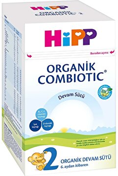 Hipp Organik Combiotic Bebek Devam Sütü 800GR No:2 (6. Aydan İtibaren)