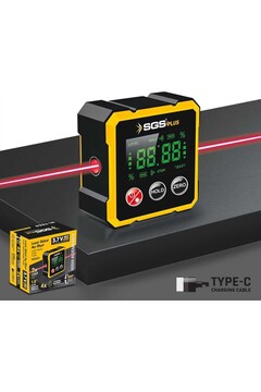 Sgs Lazer Dijital Açı Ölçer Mıknatıslı Sgs5431
